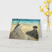 Edouard Manet - Am Strand Karte (Gelbe Blume)