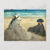 Edouard Manet - Am Strand Postkarte (Vorderseite)