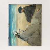 Edouard Manet - Am Strand Puzzle (Vertikal)