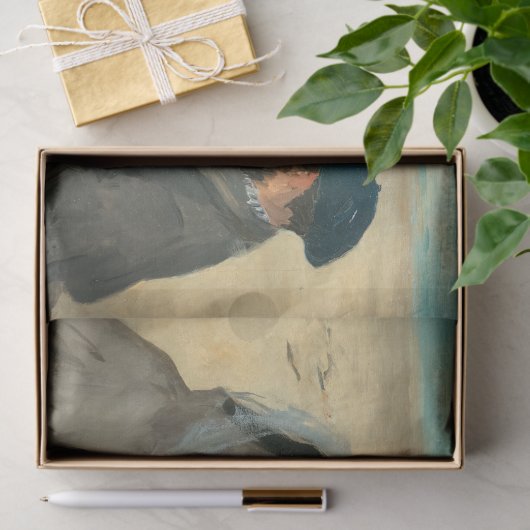 Edouard Manet - Am Strand Seidenpapier (Geschenk)