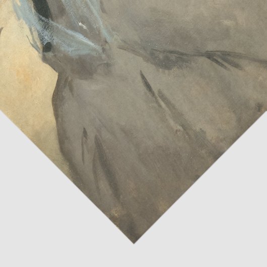 Edouard Manet - Am Strand Seidenpapier (Detail)