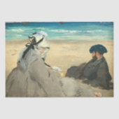 Edouard Manet - Am Strand Seidenpapier (Vorderseite)