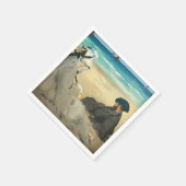 Edouard Manet - Am Strand Serviette (Ecke)