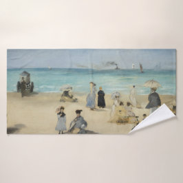 Edouard Manet - Am Strand von Boulogne-sur-Mer Badhandtuch Set