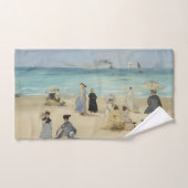 Edouard Manet - Am Strand von Boulogne-sur-Mer Badhandtuch Set (Handtuch)
