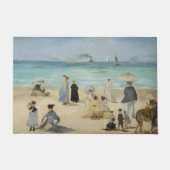 Edouard Manet - Am Strand von Boulogne-sur-Mer Fußmatte (Vorderseite)