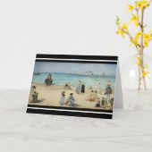 Edouard Manet - Am Strand von Boulogne-sur-Mer Karte (Gelbe Blume)