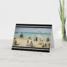 Edouard Manet - Am Strand von Boulogne-sur-Mer