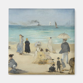 Edouard Manet - Am Strand von Boulogne-sur-Mer Magnet