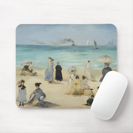 Edouard Manet - Am Strand von Boulogne-sur-Mer Mousepad (Mit Mouse)