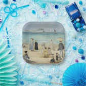 Edouard Manet - Am Strand von Boulogne-sur-Mer Pappteller (Party)