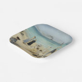 Edouard Manet - Am Strand von Boulogne-sur-Mer Pappteller (Gewinkelt)