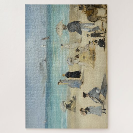 Edouard Manet - Am Strand von Boulogne-sur-Mer Puzzle (Vertikal)