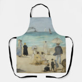 Edouard Manet - Am Strand von Boulogne-sur-Mer Schürze (Vorderseite)