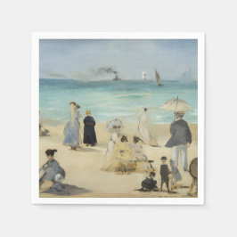 Edouard Manet - Am Strand von Boulogne-sur-Mer Serviette