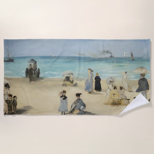 Edouard Manet - Am Strand von Boulogne-sur-Mer Strandtuch (Vorderseite)