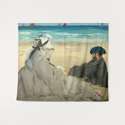 Edouard Manet - Am Strand Wandteppich (Vorderseite (Horizontal))