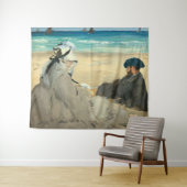 Edouard Manet - Am Strand Wandteppich (Beispiel (Horizontal))