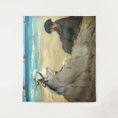 Edouard Manet - Am Strand Wandteppich (Vorderseite)