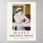 Edouard Manet Art Print Plum Brandy Vintag Paint Poster (Vorne)