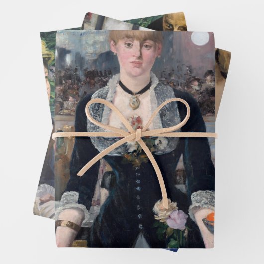 Edouard Manet - Auswahl der Masterstudiengänge Geschenkpapier Set (Beispiel)