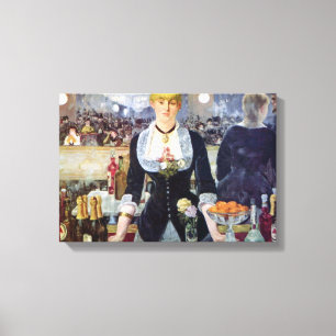 Edouard Manet - Bar im Folies-Bergere Leinwanddruck