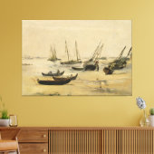 Edouard Manet Beach Leinwanddruck (Insitu (Wohnzimmer))