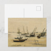 Edouard Manet Beach Postkarte (Vorne/Hinten)