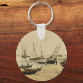 Edouard Manet Beach Schlüsselanhänger (Vorderseite)