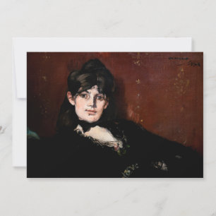 Edouard Manet - Berthe Morisot Liegend Dankeskarte