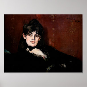 Edouard Manet - Berthe Morisot Liegend Poster