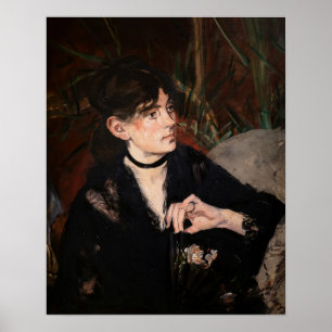 Edouard Manet - Berthe Morisot mit einem Fächer 18 Poster