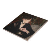 Edouard Manet - Berthe Morisot mit einem Fan 1874 Fliese (Seite)