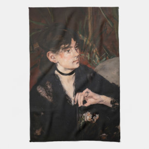 Edouard Manet - Berthe Morisot mit einem Fan 1874 Geschirrtuch