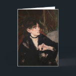 Edouard Manet - Berthe Morisot mit einem Fan 1874 Karte<br><div class="desc">Portrait von Berthe Morisot mit einem Fan / Portrait von Berthe Morisot a l'event - Edouard Manet,  Oil on Leinwand,  1874</div>