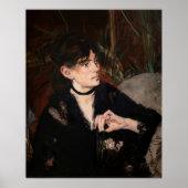 Edouard Manet - Berthe Morisot mit einem Fan 1874 Poster (Vorne)