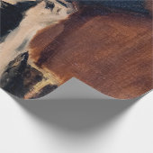 Edouard Manet - Berthe Morisot mit einem Fan Geschenkpapier (Ecke)