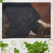 Edouard Manet - Berthe Morisot mit einem Fan Geschirrtuch (Gefaltet)