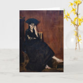 Edouard Manet - Berthe Morisot mit einem Fan Karte (Gelbe Blume)