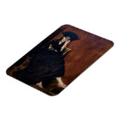 Edouard Manet - Berthe Morisot mit einem Fan Magnet (Linke Seite)