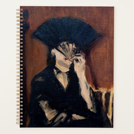 Edouard Manet - Berthe Morisot mit einem Fan Planer (Vorderseite)