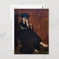 Edouard Manet - Berthe Morisot mit einem Fan