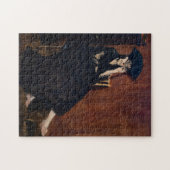 Edouard Manet - Berthe Morisot mit einem Fan Puzzle (Horizontal)