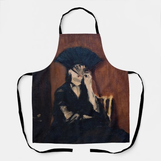 Edouard Manet - Berthe Morisot mit einem Fan Schürze (Vorderseite)