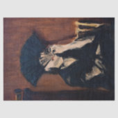 Edouard Manet - Berthe Morisot mit einem Fan Seidenpapier (Vorderseite)