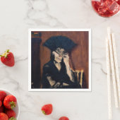 Edouard Manet - Berthe Morisot mit einem Fan Serviette (Beispiel)