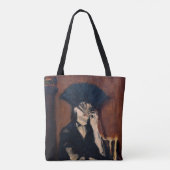 Edouard Manet - Berthe Morisot mit einem Fan Tasche (Rückseite)