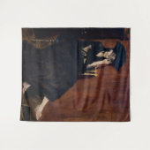 Edouard Manet - Berthe Morisot mit einem Fan Wandteppich (Vorderseite (Horizontal))