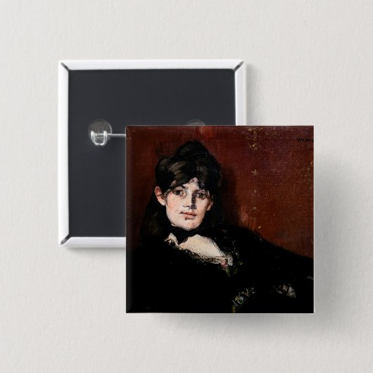 Edouard Manet - Berthe Morisot Reclining Button (Vorne & Hinten)