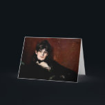 Edouard Manet - Berthe Morisot Reclining Karte<br><div class="desc">Berthe Morisot Reclining / Berthe Morisot etendue - Edouard Manet,  Oil on Leinwand,  1873</div>